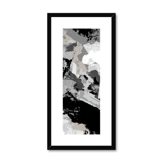 Framed Graphic Art Print, White Mat - 12x24 inches | FP-1200-7690