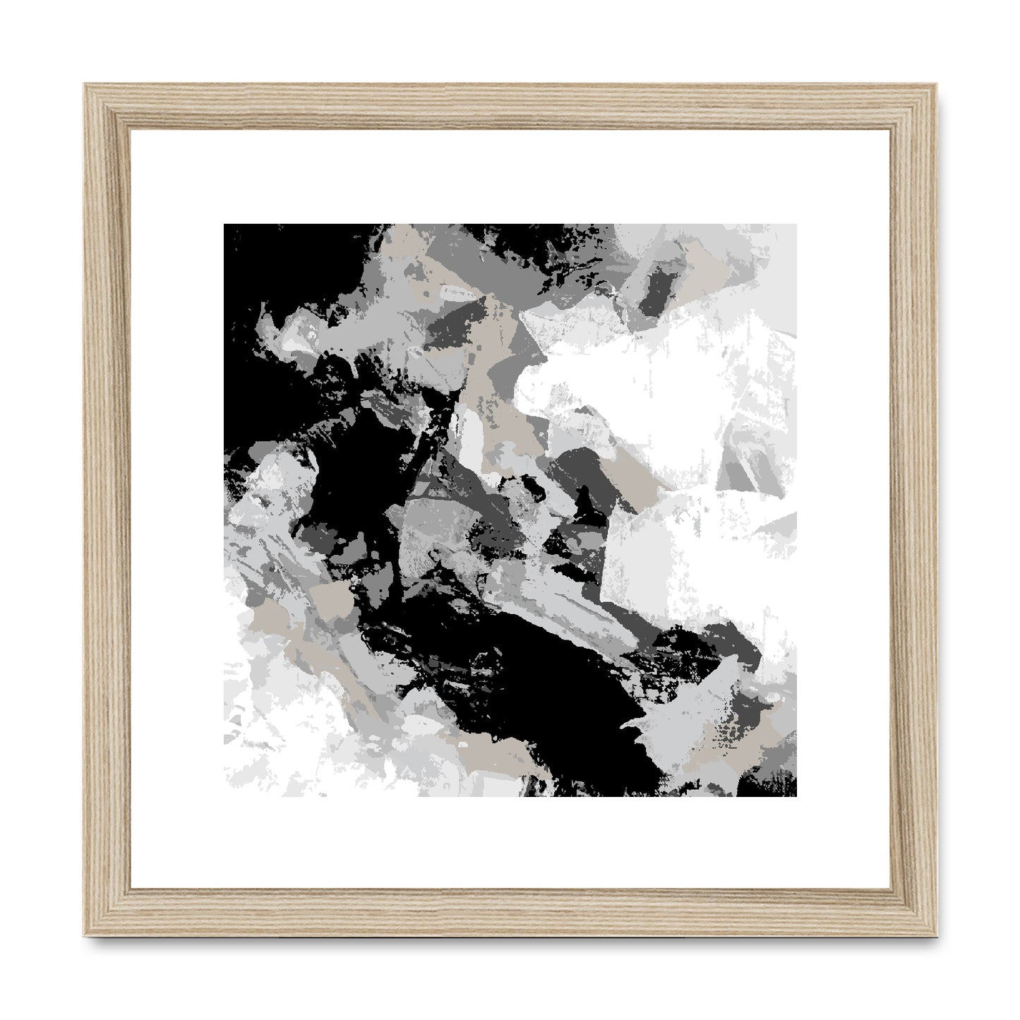 Framed Graphic Art Print, White Mat - 8x8 12x12 16x16 20x20 24x24 28x28 inches | FPS-1200-7690