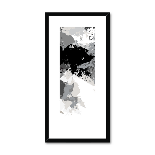 Framed Graphic Art Print, White Mat - 12x24 inches | FP-1200-7692