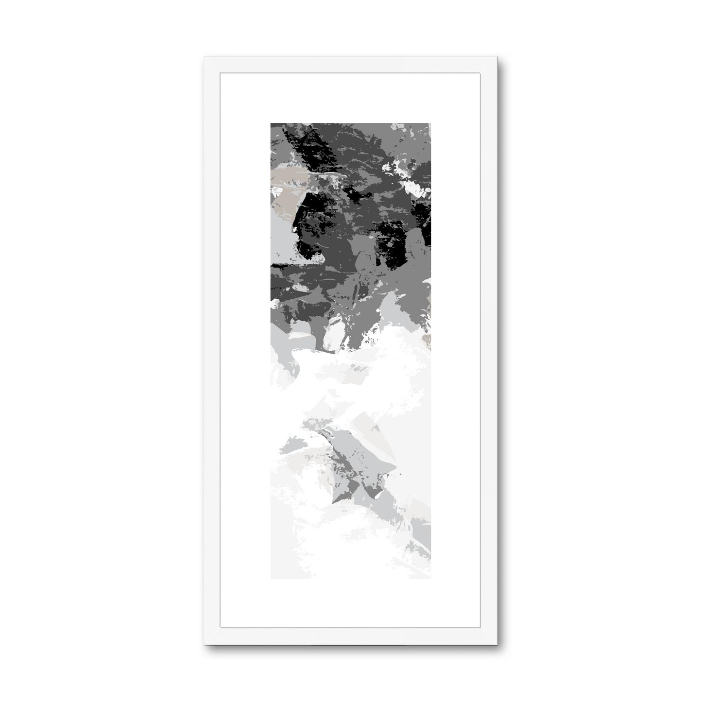 Framed Graphic Art Print, White Mat - 12x24 inches | FP-1200-7693
