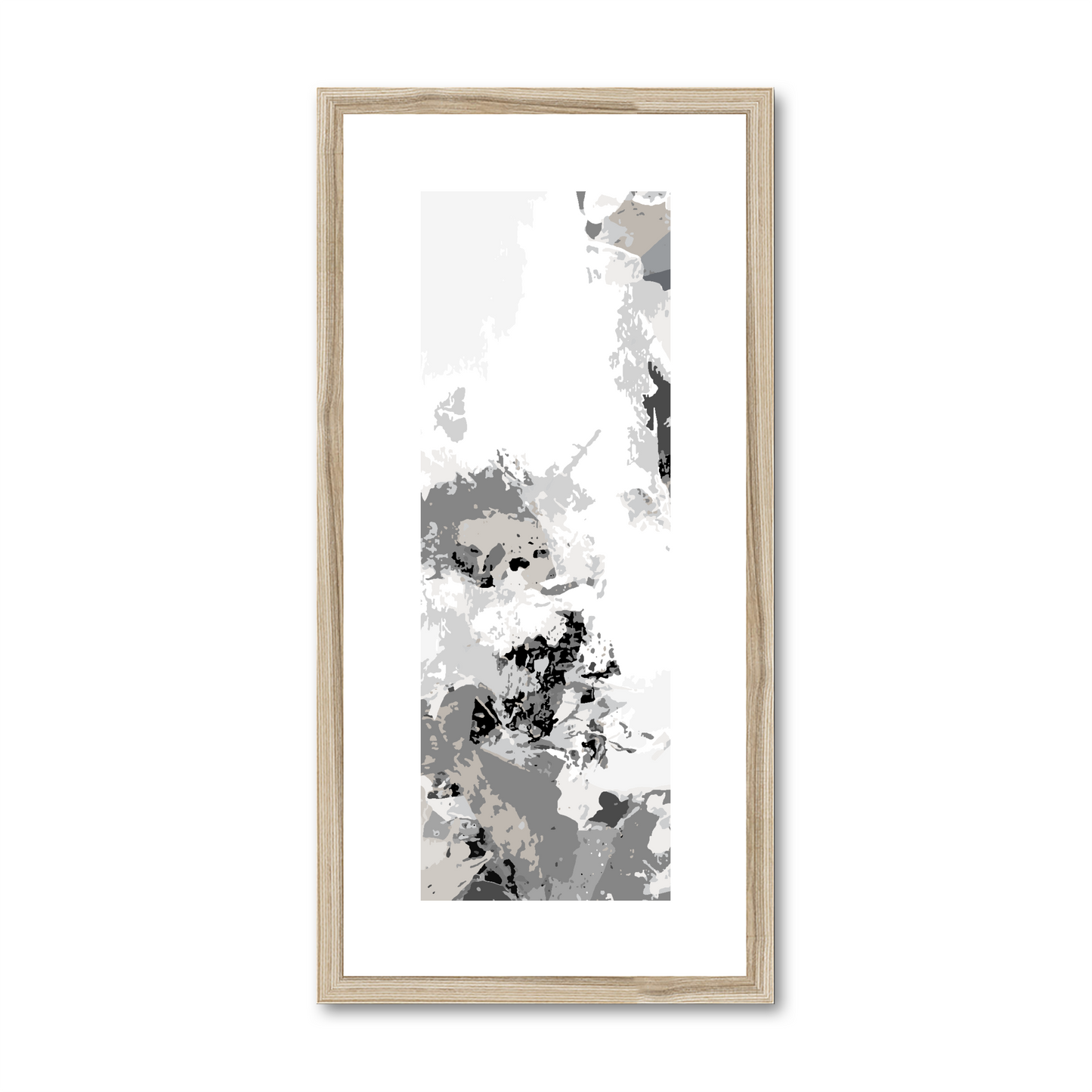 Framed Graphic Art Print, White Mat - 12x24 inches | FP-1200-7694