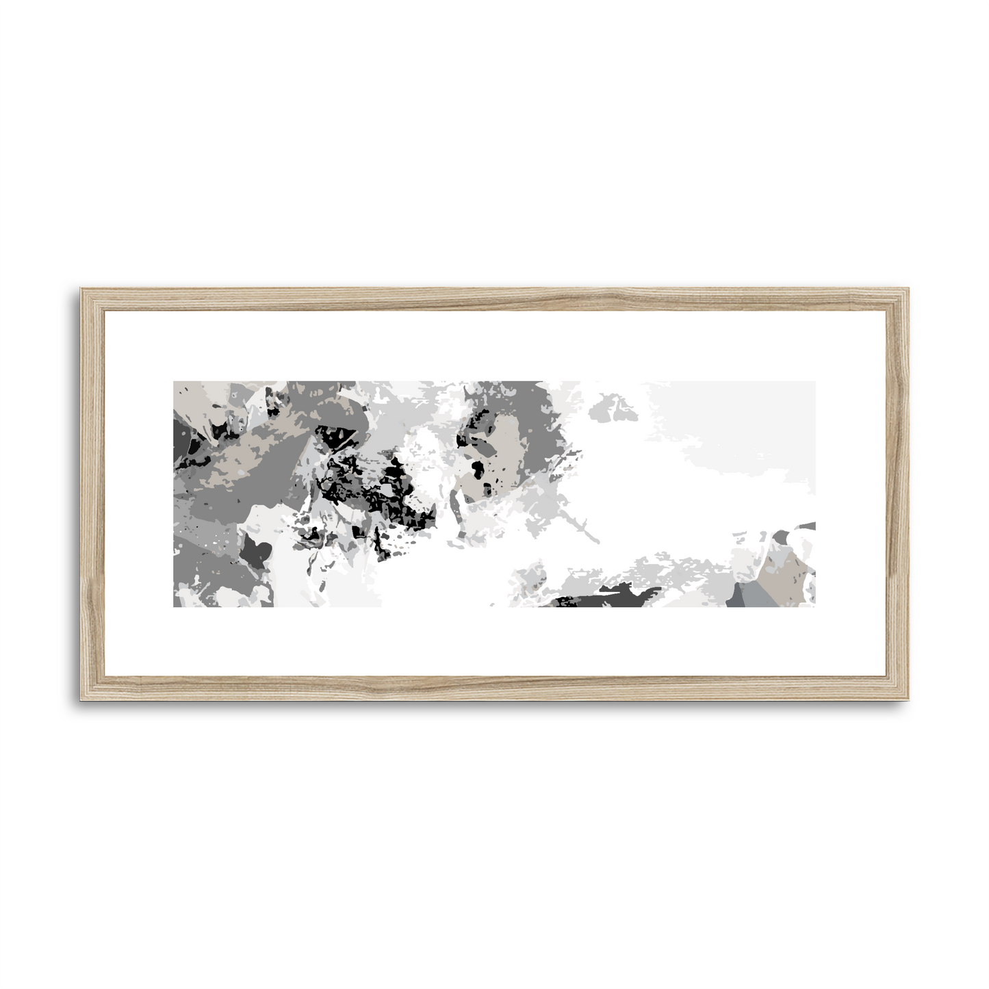 Framed Graphic Art Print, White Mat - 12x24 inches | FP-1200-7694