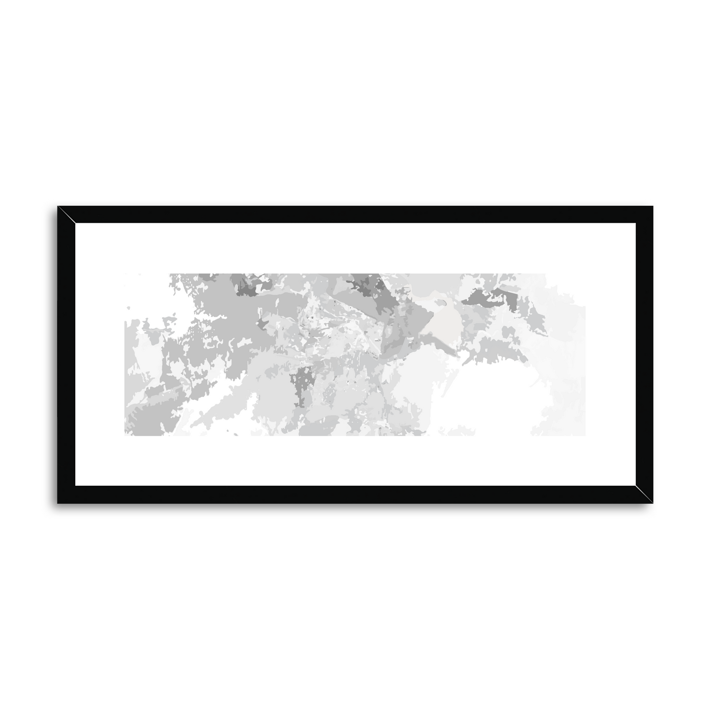 Framed Graphic Art Print, White Mat - 12x24 inches | FP-1200-7698