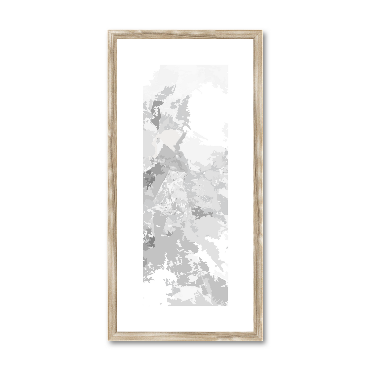 Framed Graphic Art Print, White Mat - 12x24 inches | FP-1200-7698