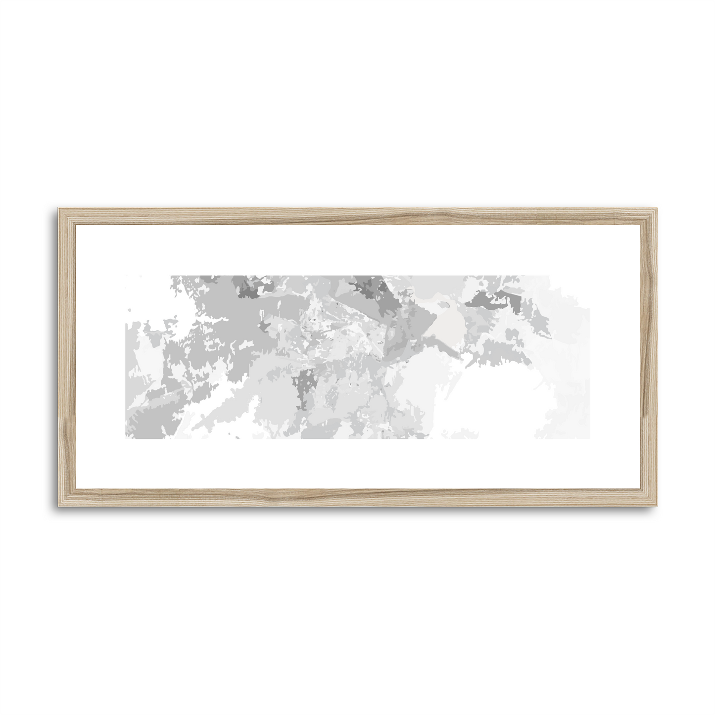 Framed Graphic Art Print, White Mat - 12x24 inches | FP-1200-7698