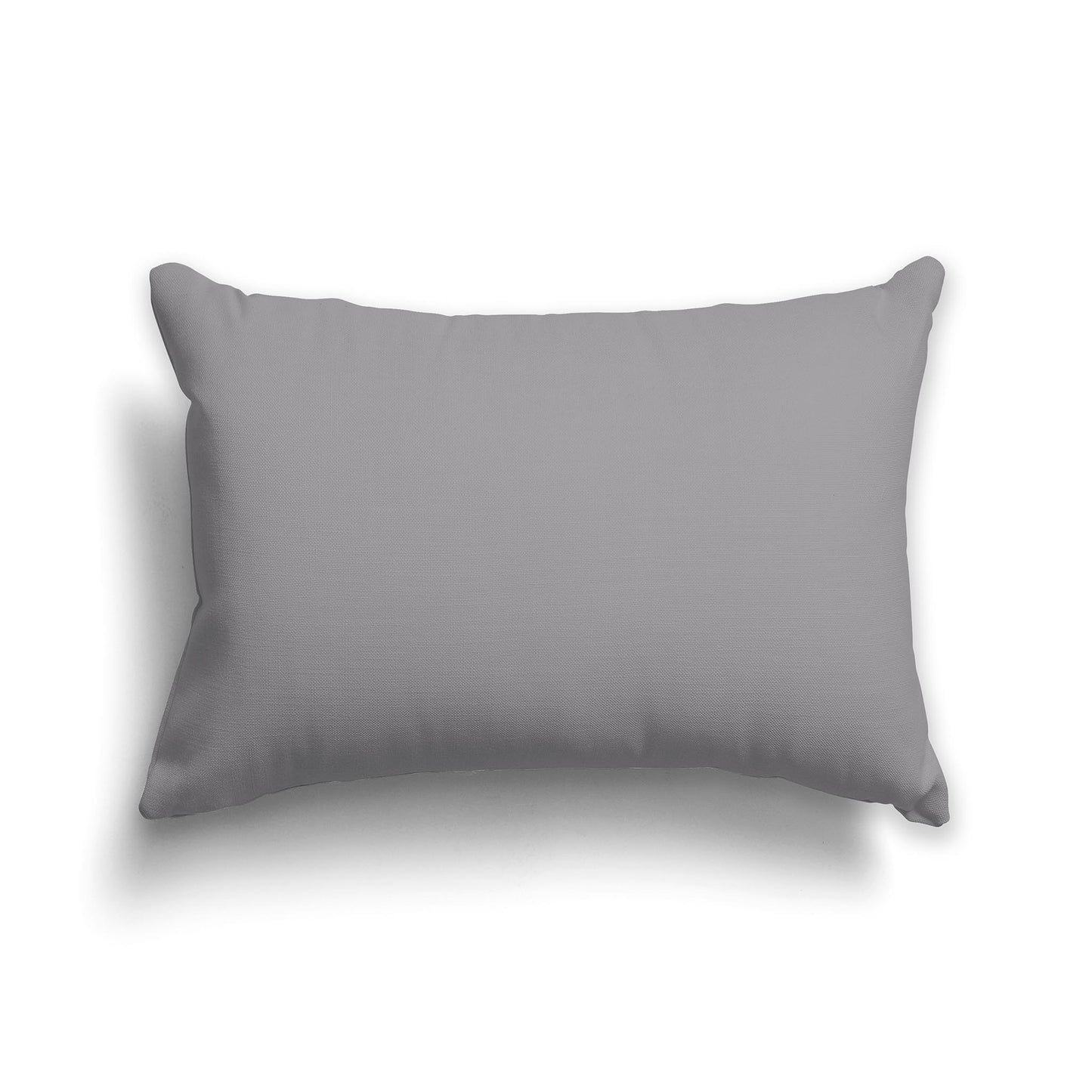 Square Throw Pillow in Solid Grey
