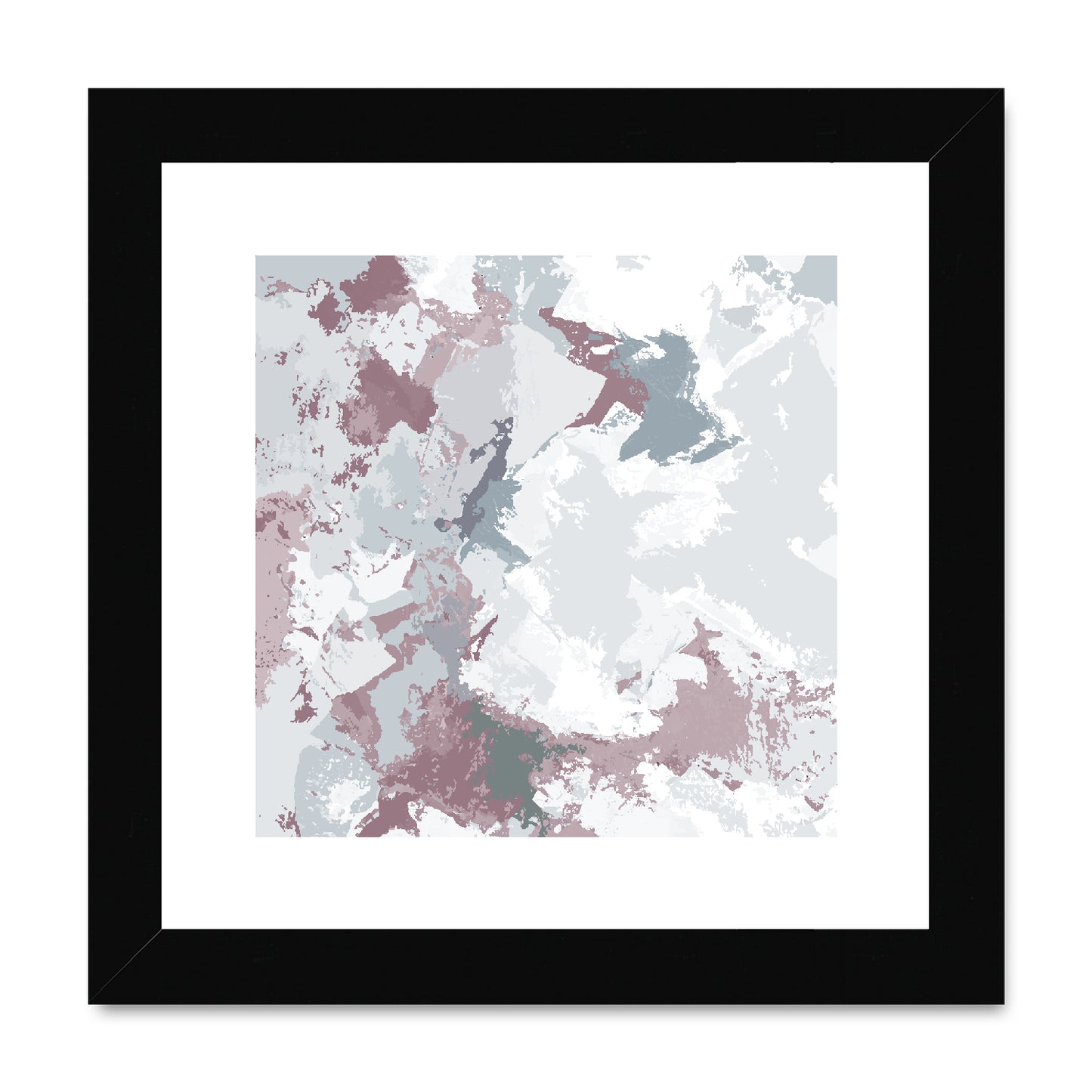 Framed Graphic Art Print, White Mat - 8x8 12x12 16x16 20x20 24x24 28x28 inches | FPS-1210-7691