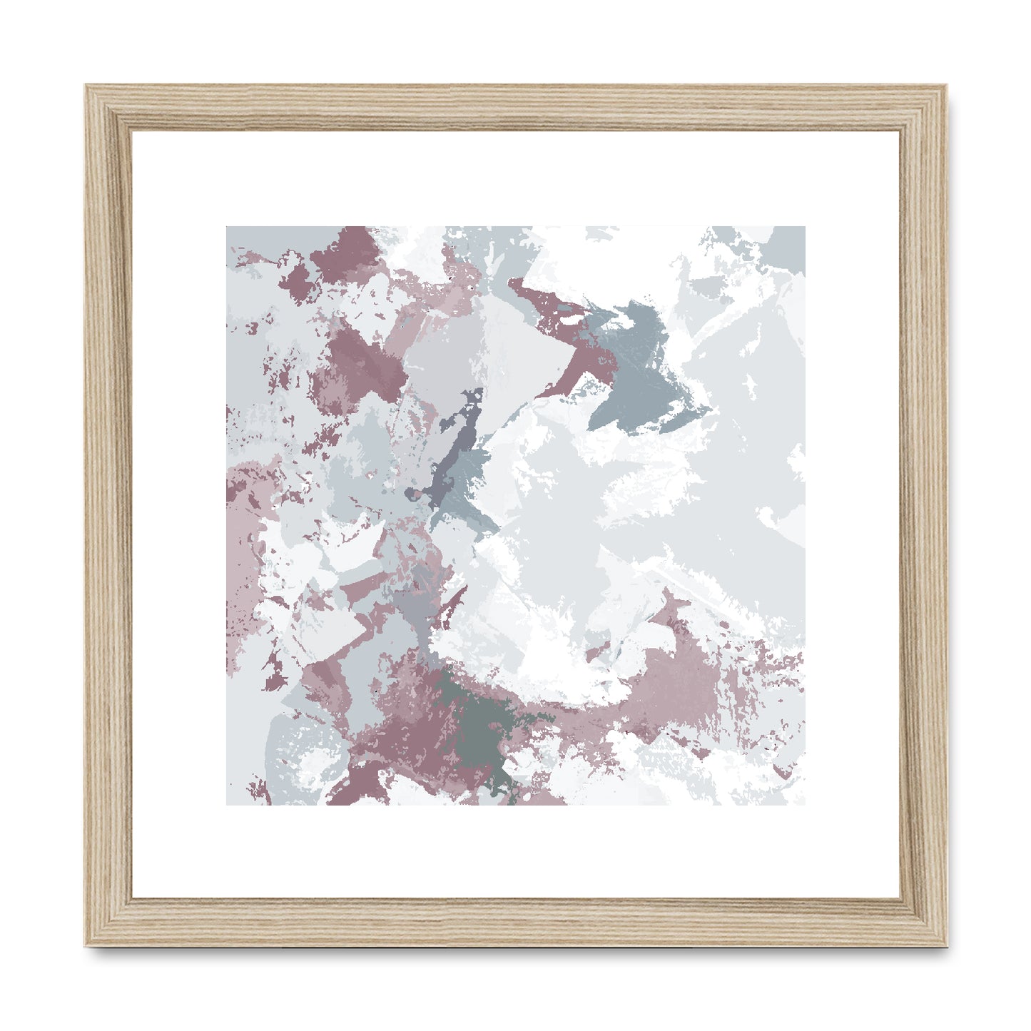 Framed Graphic Art Print, White Mat - 8x8 12x12 16x16 20x20 24x24 28x28 inches | FPS-1210-7691