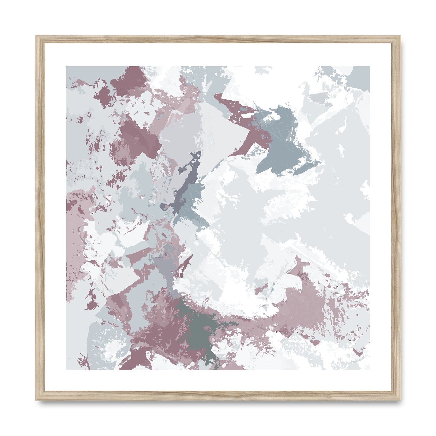 Framed Graphic Art Print, White Mat - 8x8 12x12 16x16 20x20 24x24 28x28 inches | FPS-1210-7691