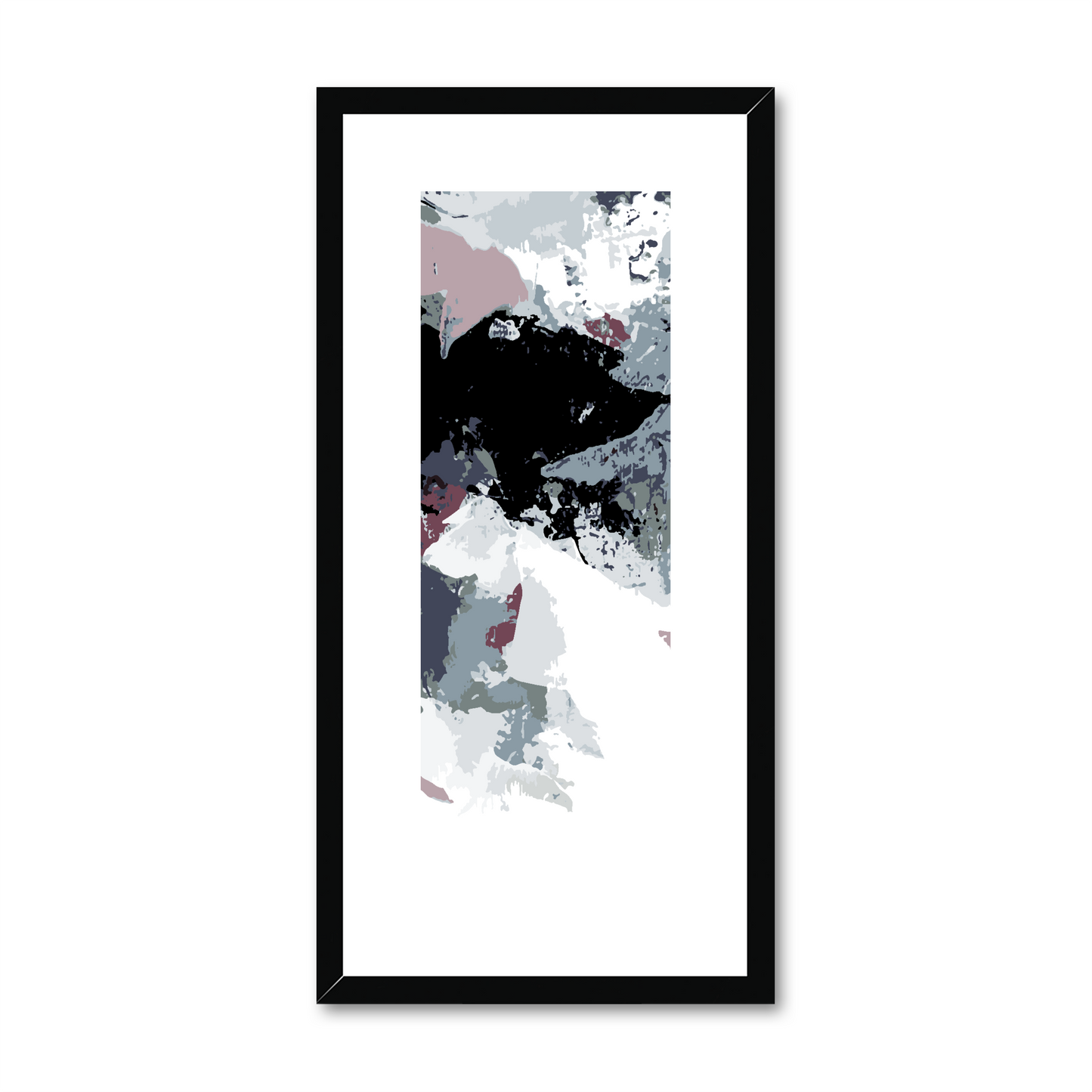 Framed Graphic Art Print, White Mat - 12x24 inches | FP-1210-7692