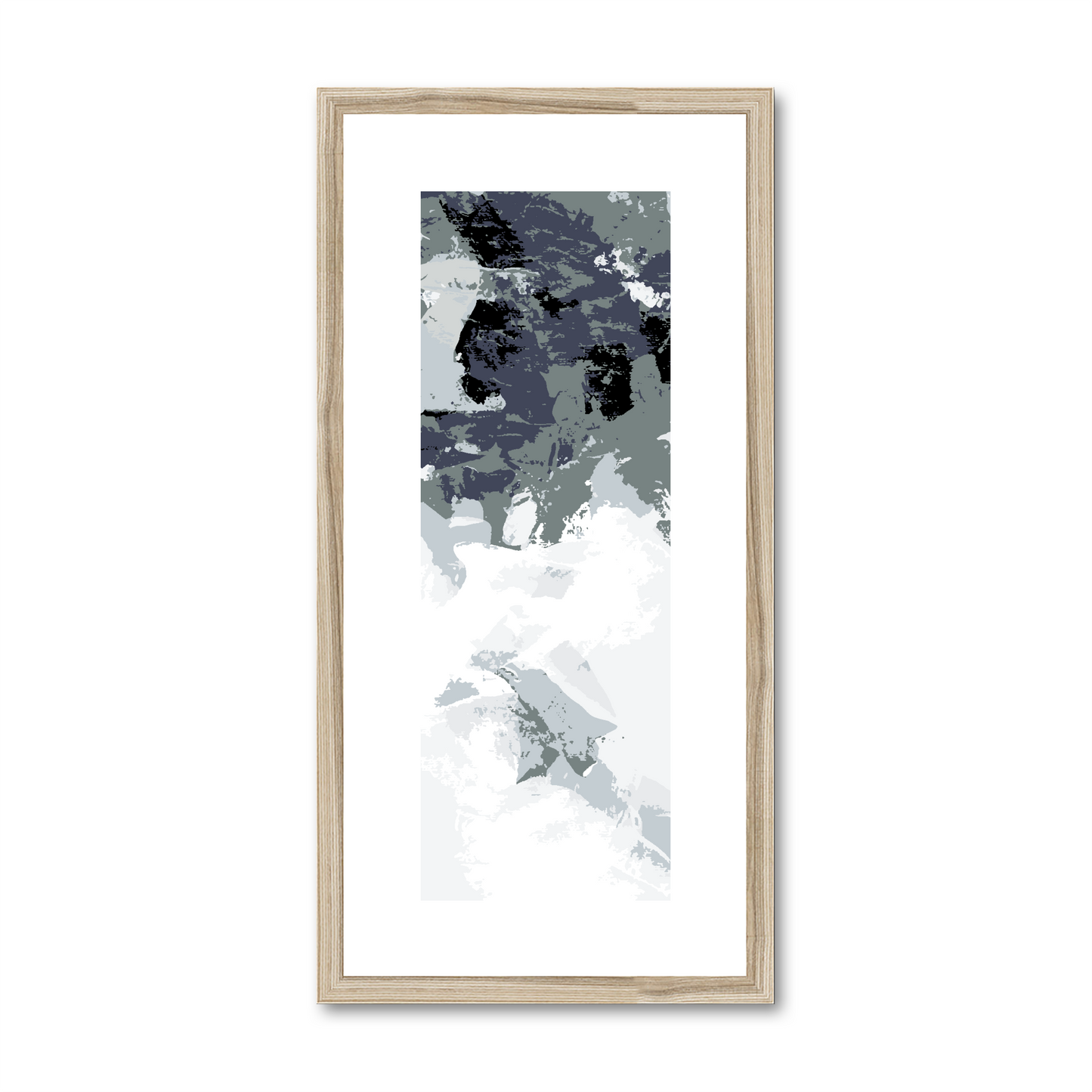 Framed Graphic Art Print, White Mat - 12x24 inches | FP-1210-7693