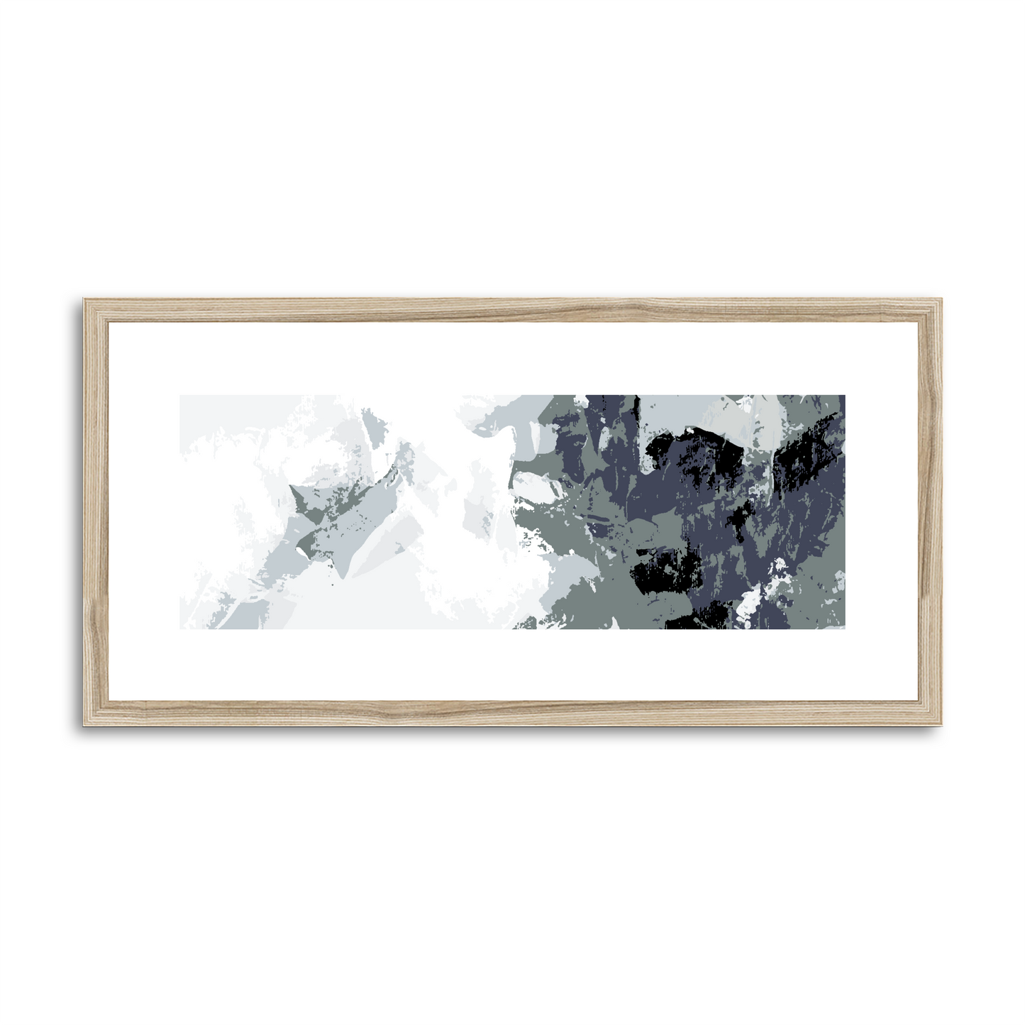 Framed Graphic Art Print, White Mat - 12x24 inches | FP-1210-7693