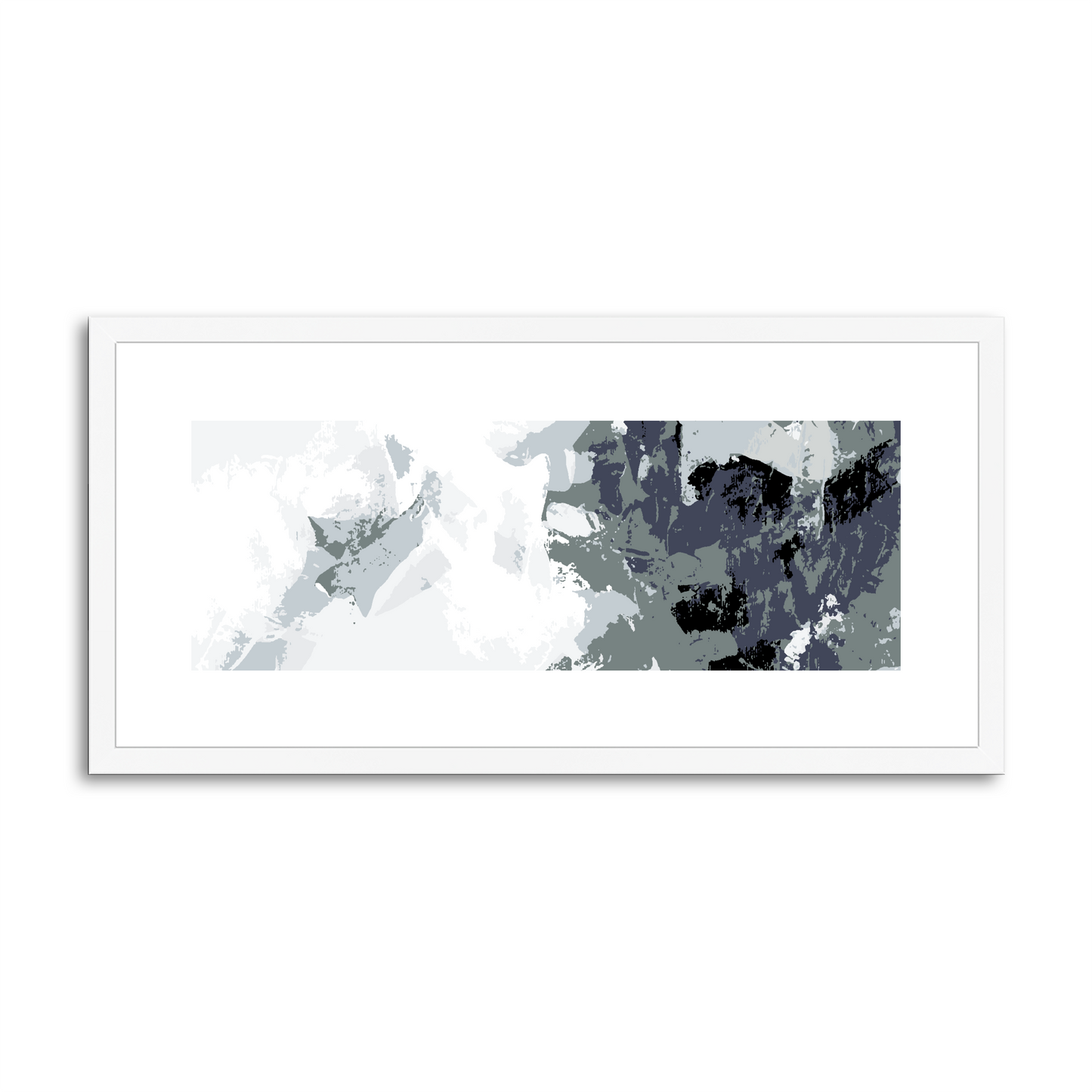 Framed Graphic Art Print, White Mat - 12x24 inches | FP-1210-7693