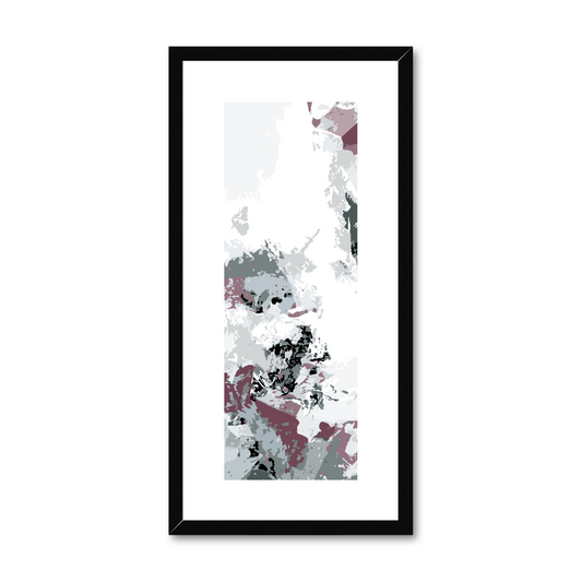 Framed Graphic Art Print, White Mat - 12x24 inches | FP-1210-7694