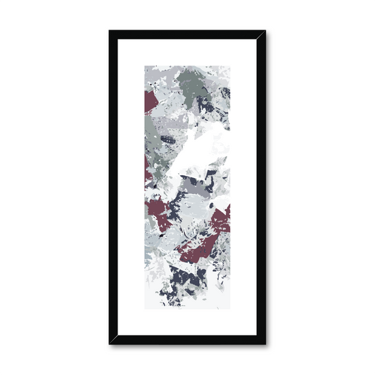 Framed Graphic Art Print, White Mat - 12x24 inches | FP-1210-7695