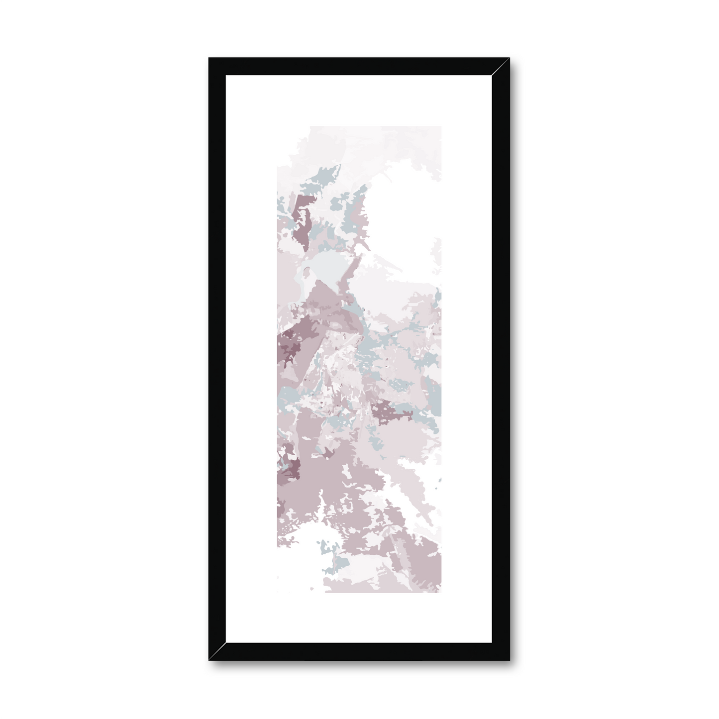 Framed Graphic Art Print, White Mat - 12x24 inches | FP-1210-7698