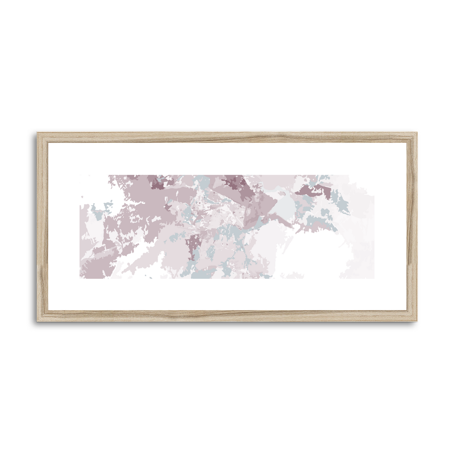 Framed Graphic Art Print, White Mat - 12x24 inches | FP-1210-7698