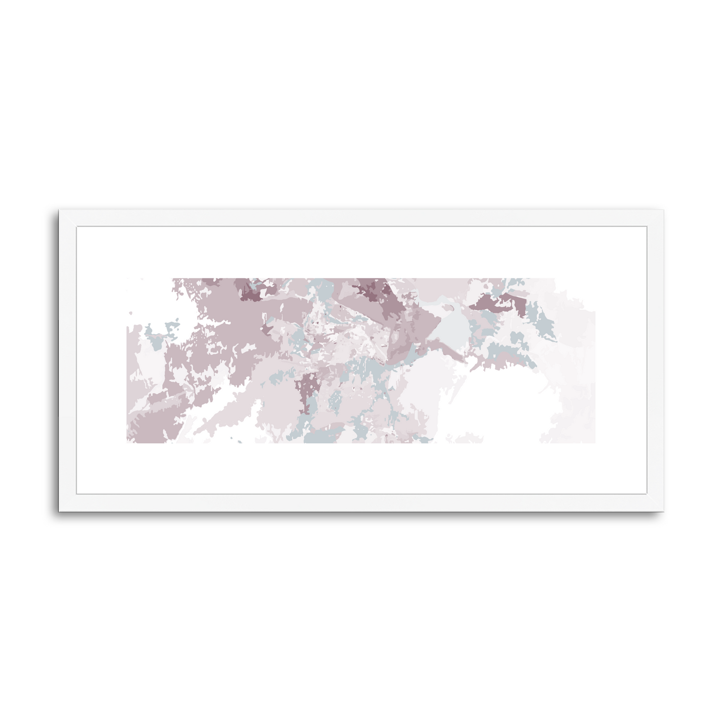 Framed Graphic Art Print, White Mat - 12x24 inches | FP-1210-7698