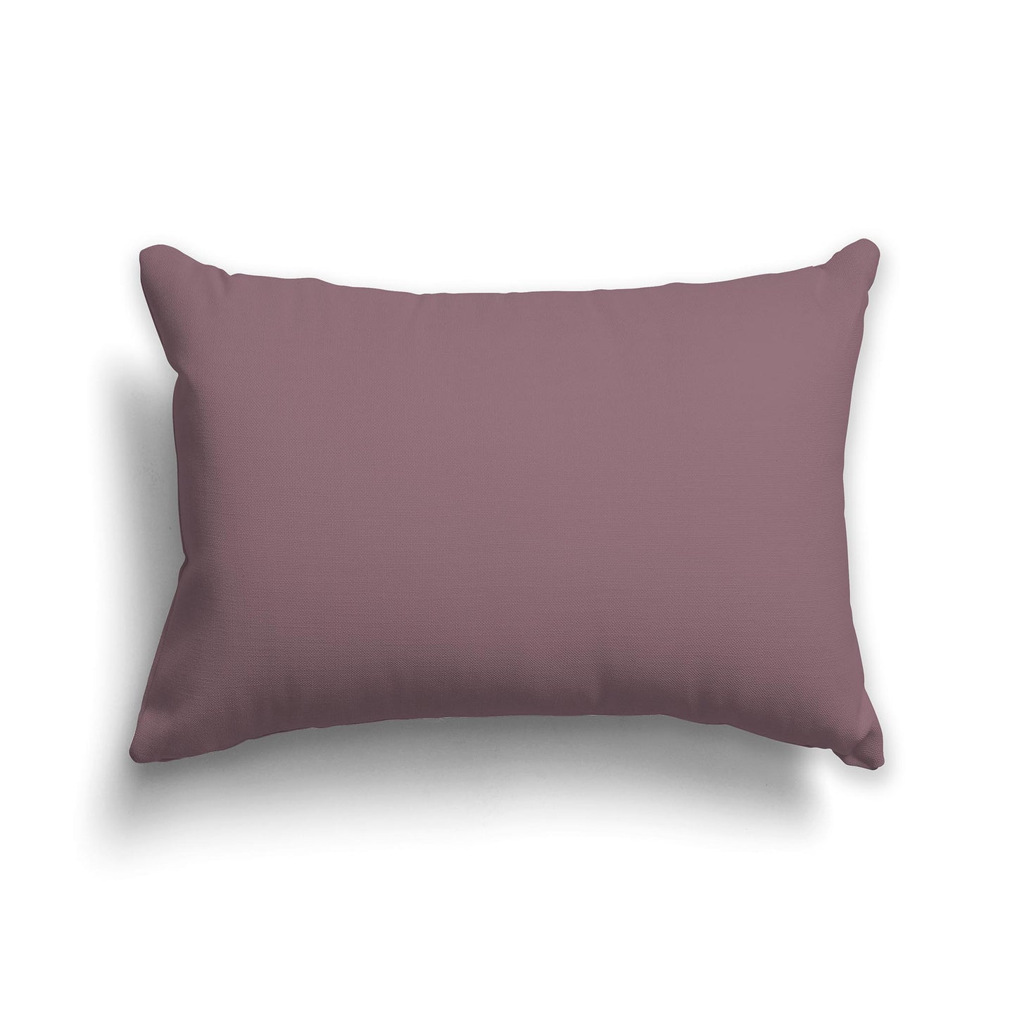 Square Throw Pillow in Solid Medium Plum