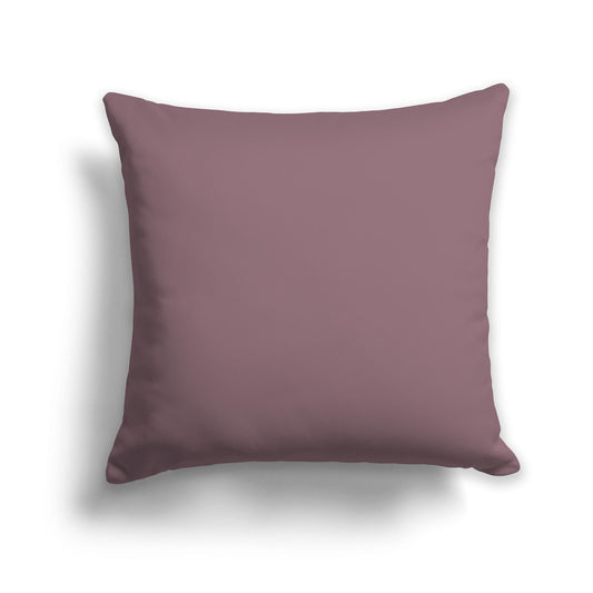 Square Throw Pillow in Solid Medium Plum
