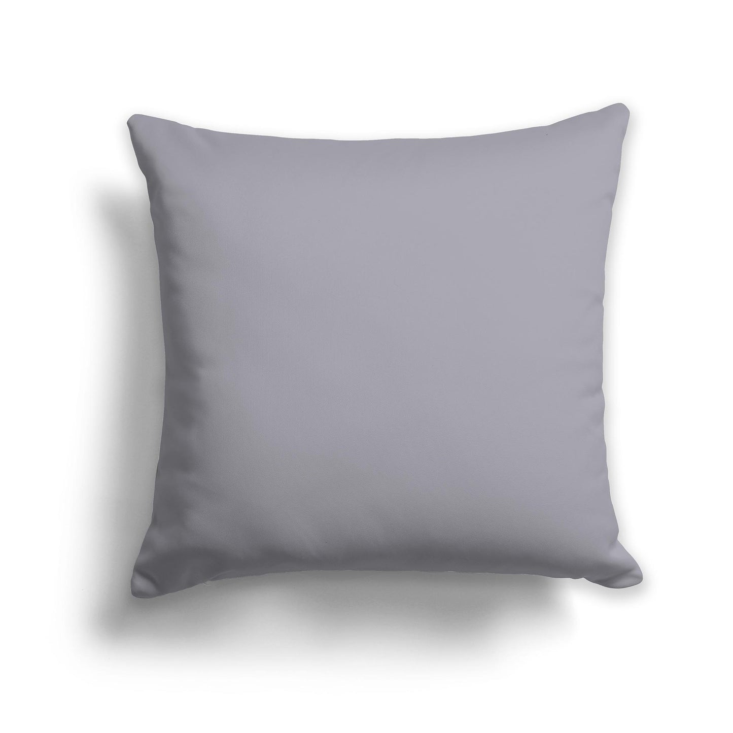 Square Throw Pillow in Solid Grey