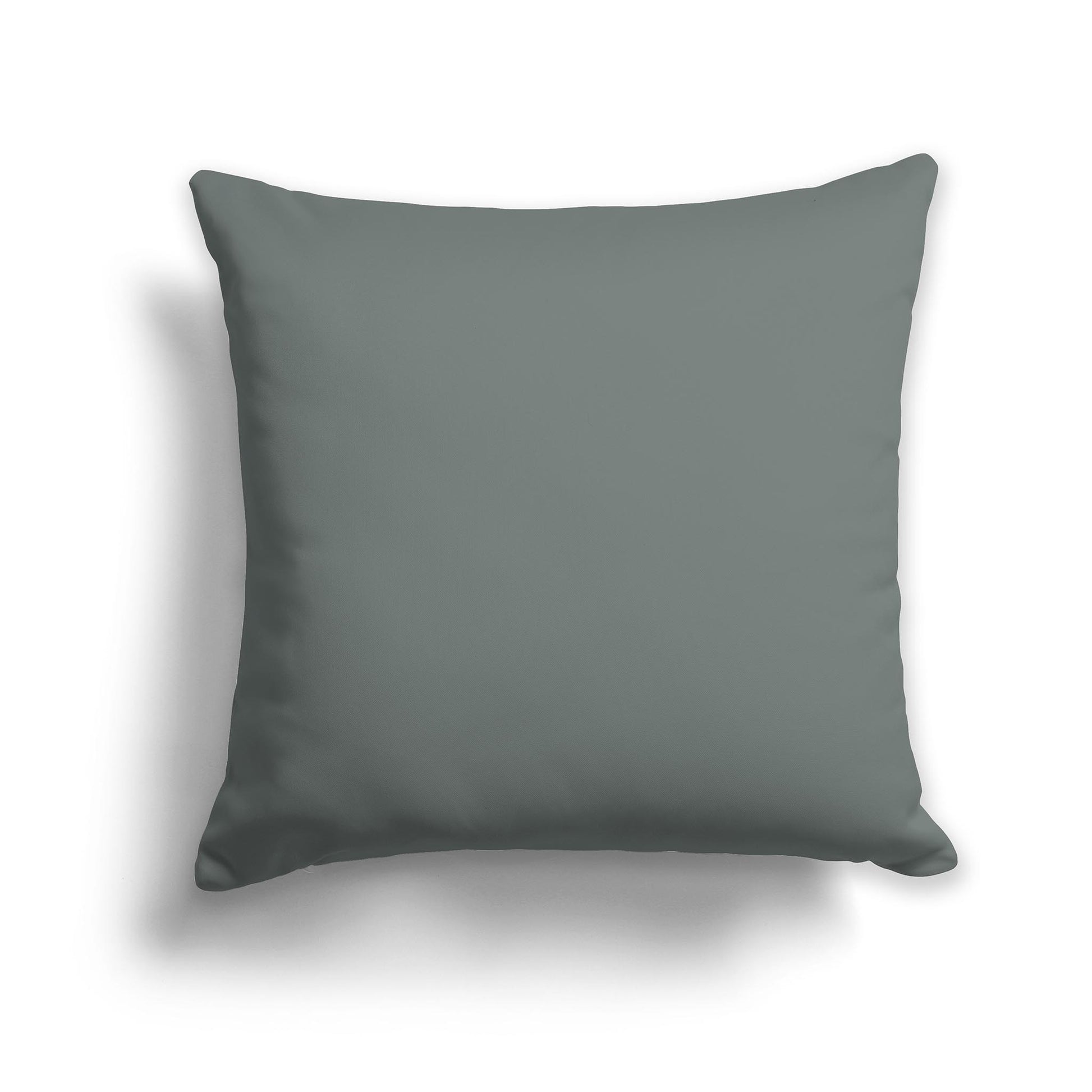 Square Throw Pillow in Solid Green