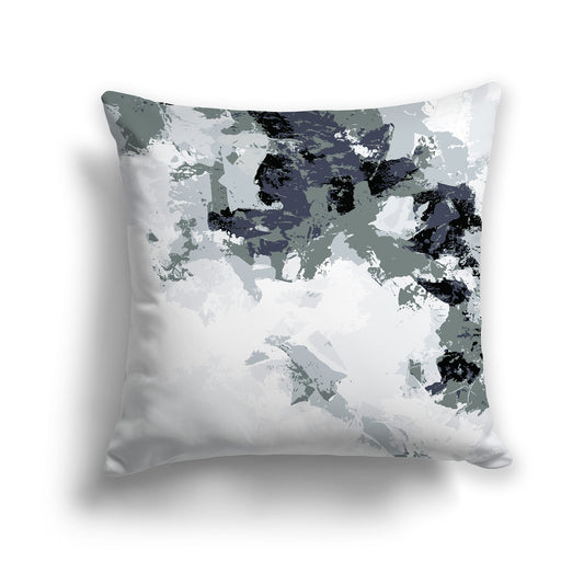 Square Throw Pillow featuring graphic art from the Shore Pebbles Collection