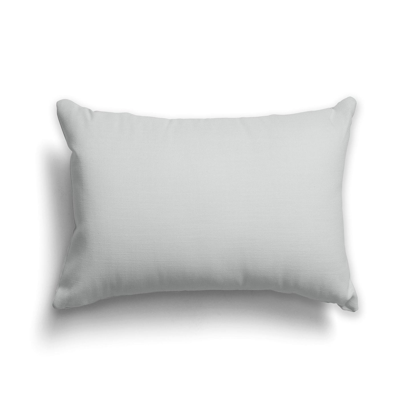 Square Throw Pillow in Solid Pale Grey