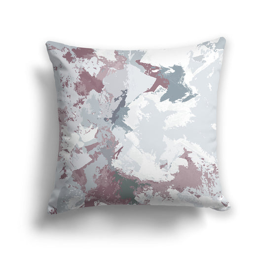 Square Throw Pillow featuring graphic art from the Scattered Cloud Collection