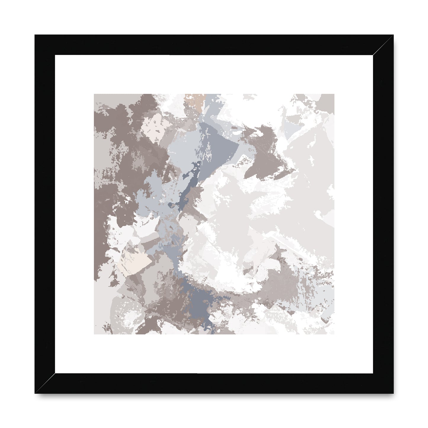 Framed Graphic Art Print, White Mat - 8x8 12x12 16x16 20x20 24x24 28x28 inches | FPS-1220-7691