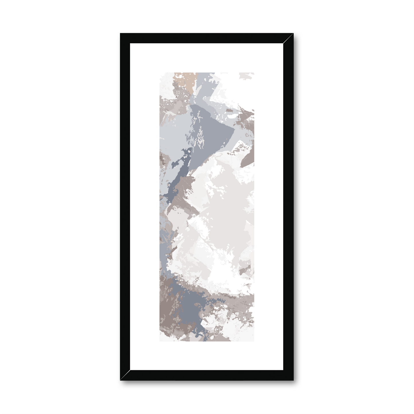 Framed Graphic Art Print, White Mat - 12x24 inches | FP-1220-7691