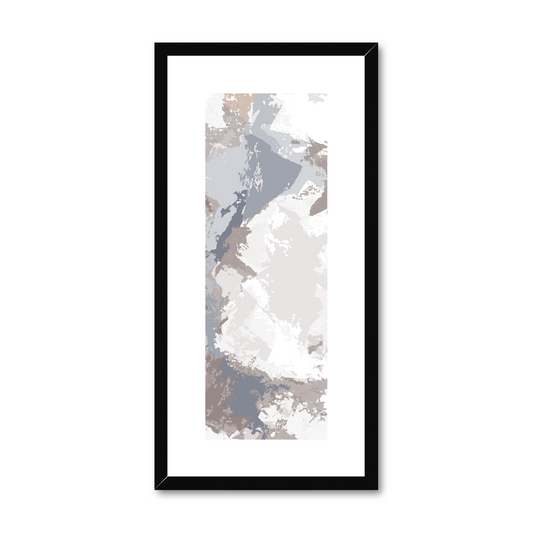 Framed Graphic Art Print, White Mat - 12x24 inches | FP-1220-7691