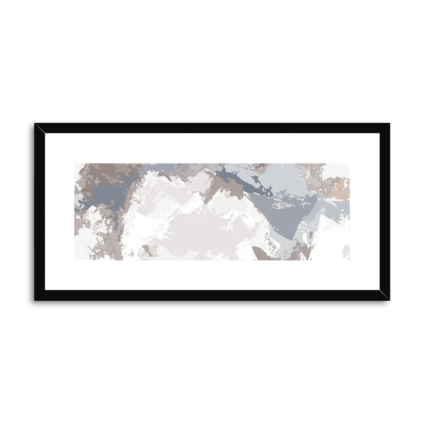 Framed Graphic Art Print, White Mat - 12x24 inches | FP-1220-7691