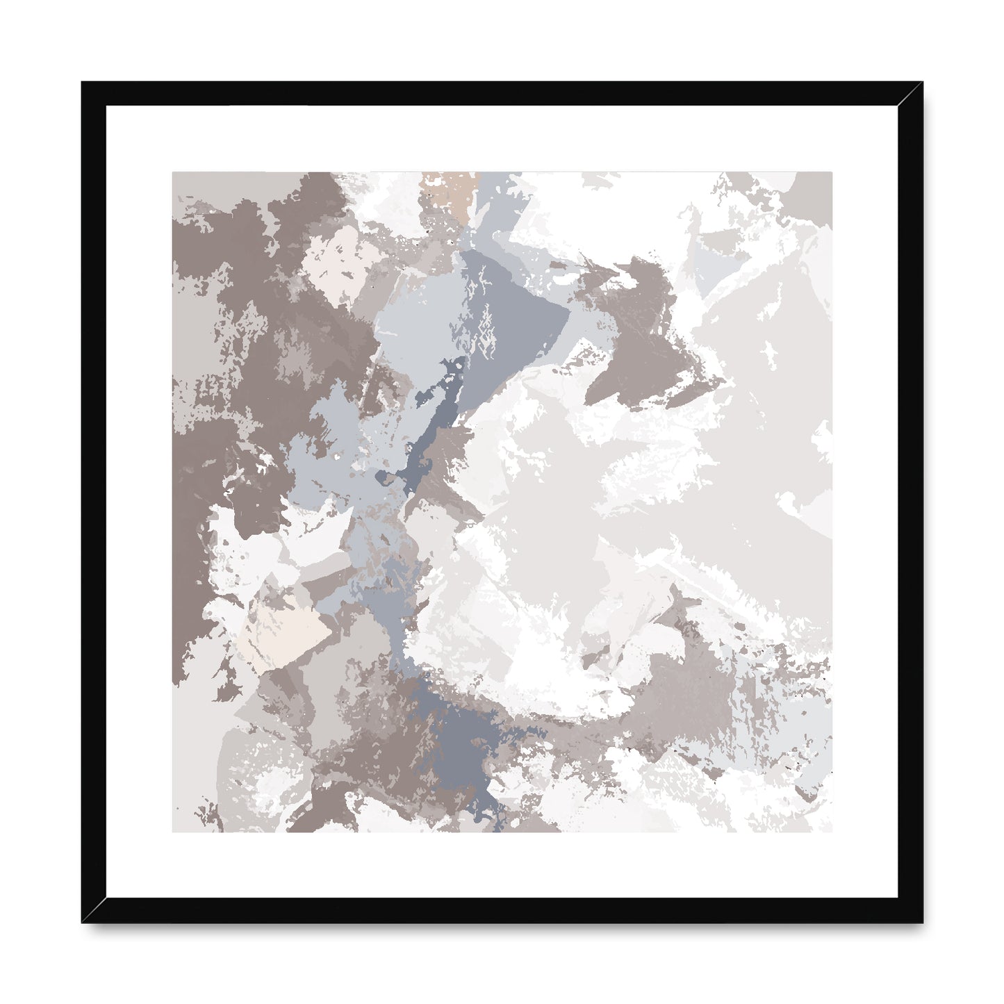 Framed Graphic Art Print, White Mat - 8x8 12x12 16x16 20x20 24x24 28x28 inches | FPS-1220-7691