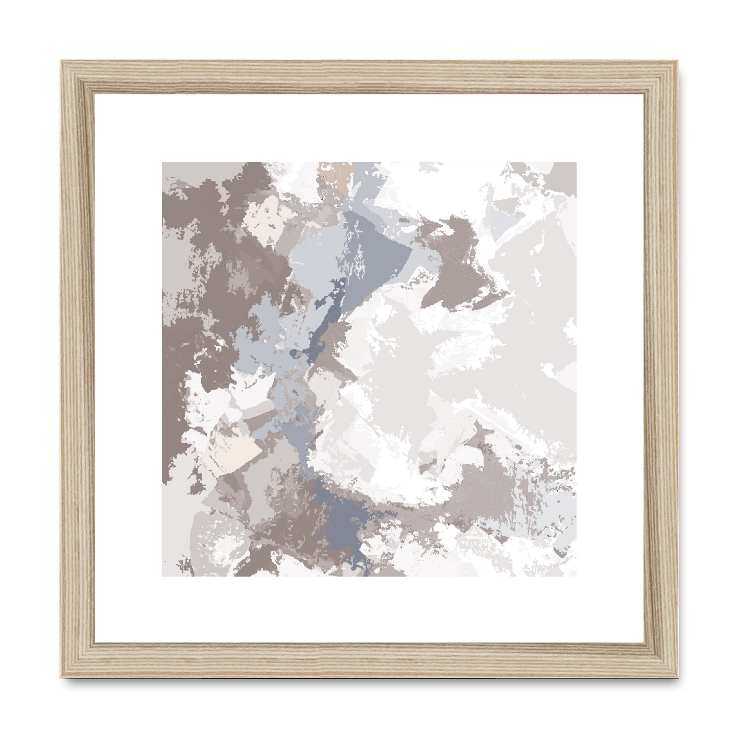 Framed Graphic Art Print, White Mat - 8x8 12x12 16x16 20x20 24x24 28x28 inches | FPS-1220-7691