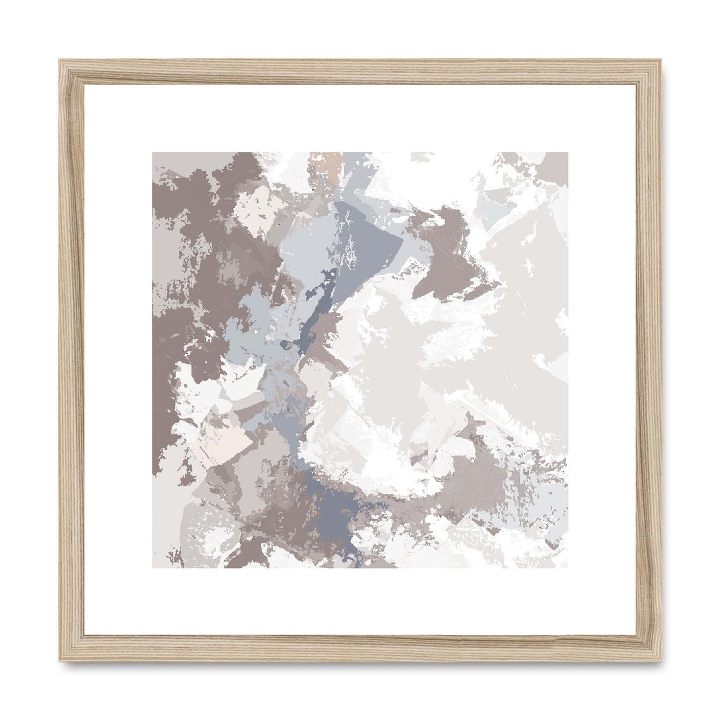 Framed Graphic Art Print, White Mat - 8x8 12x12 16x16 20x20 24x24 28x28 inches | FPS-1220-7691
