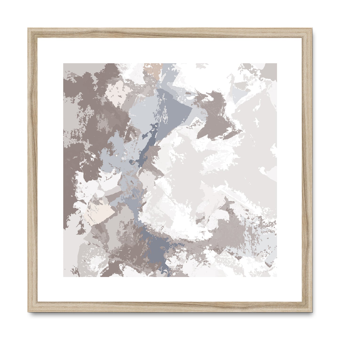 Framed Graphic Art Print, White Mat - 8x8 12x12 16x16 20x20 24x24 28x28 inches | FPS-1220-7691