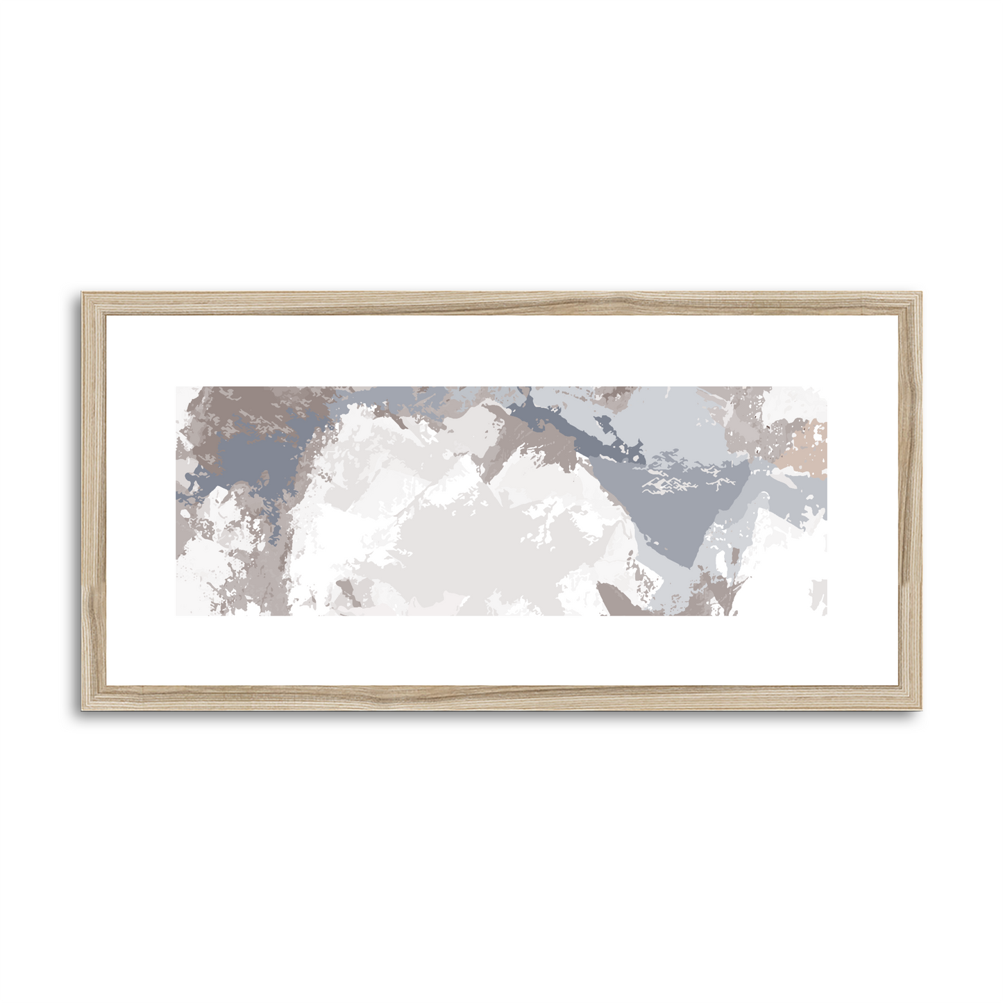 Framed Graphic Art Print, White Mat - 12x24 inches | FP-1220-7691