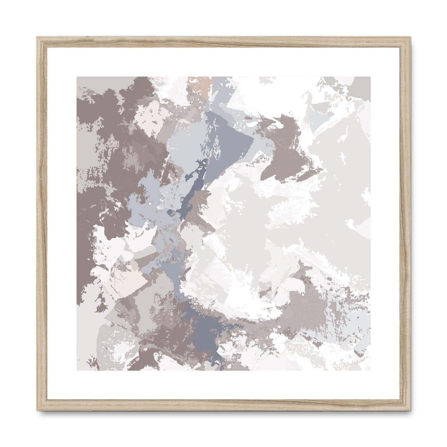Framed Graphic Art Print, White Mat - 8x8 12x12 16x16 20x20 24x24 28x28 inches | FPS-1220-7691