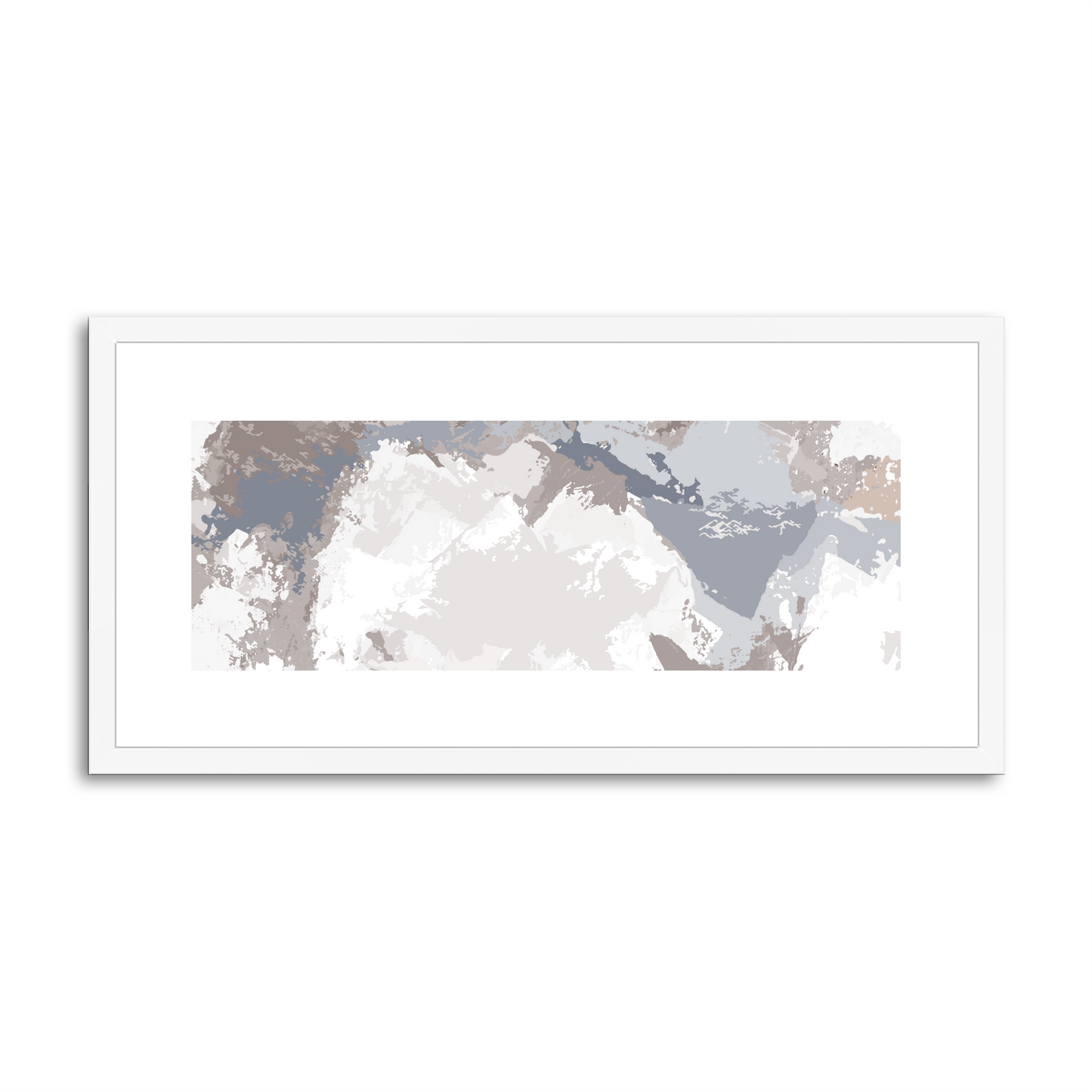 Framed Graphic Art Print, White Mat - 12x24 inches | FP-1220-7691