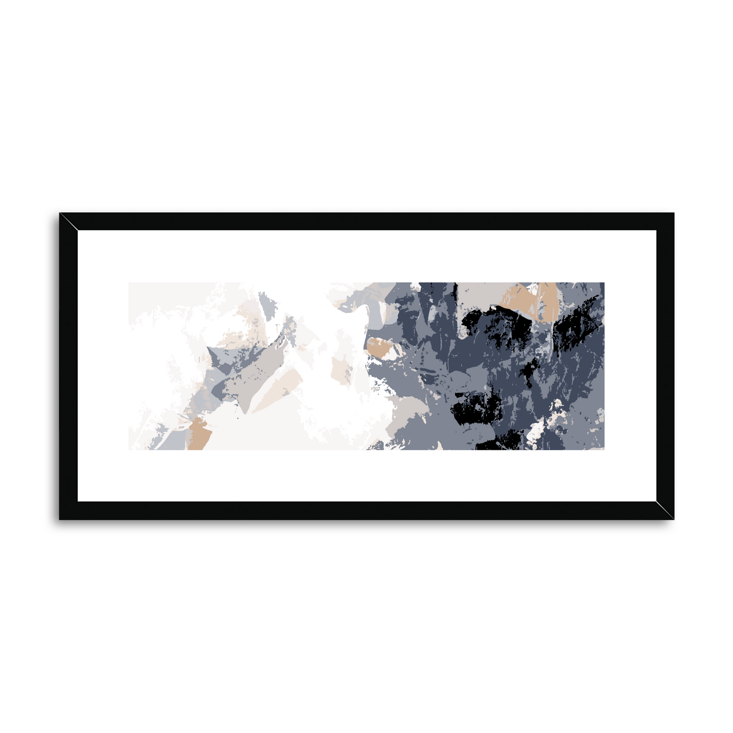 Framed Graphic Art Print, White Mat - 12x24 inches | FP-1220-7693