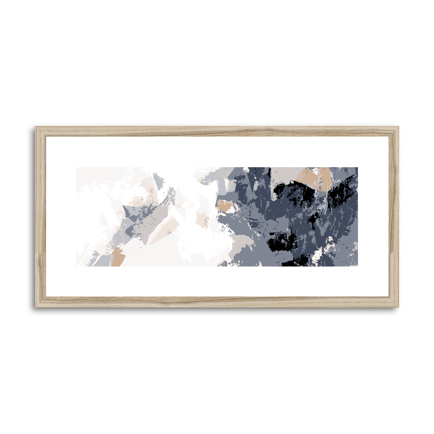 Framed Graphic Art Print, White Mat - 12x24 inches | FP-1220-7693