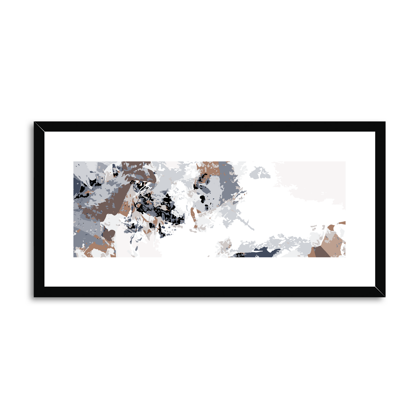 Framed Graphic Art Print, White Mat - 12x24 inches | FP-1220-7694