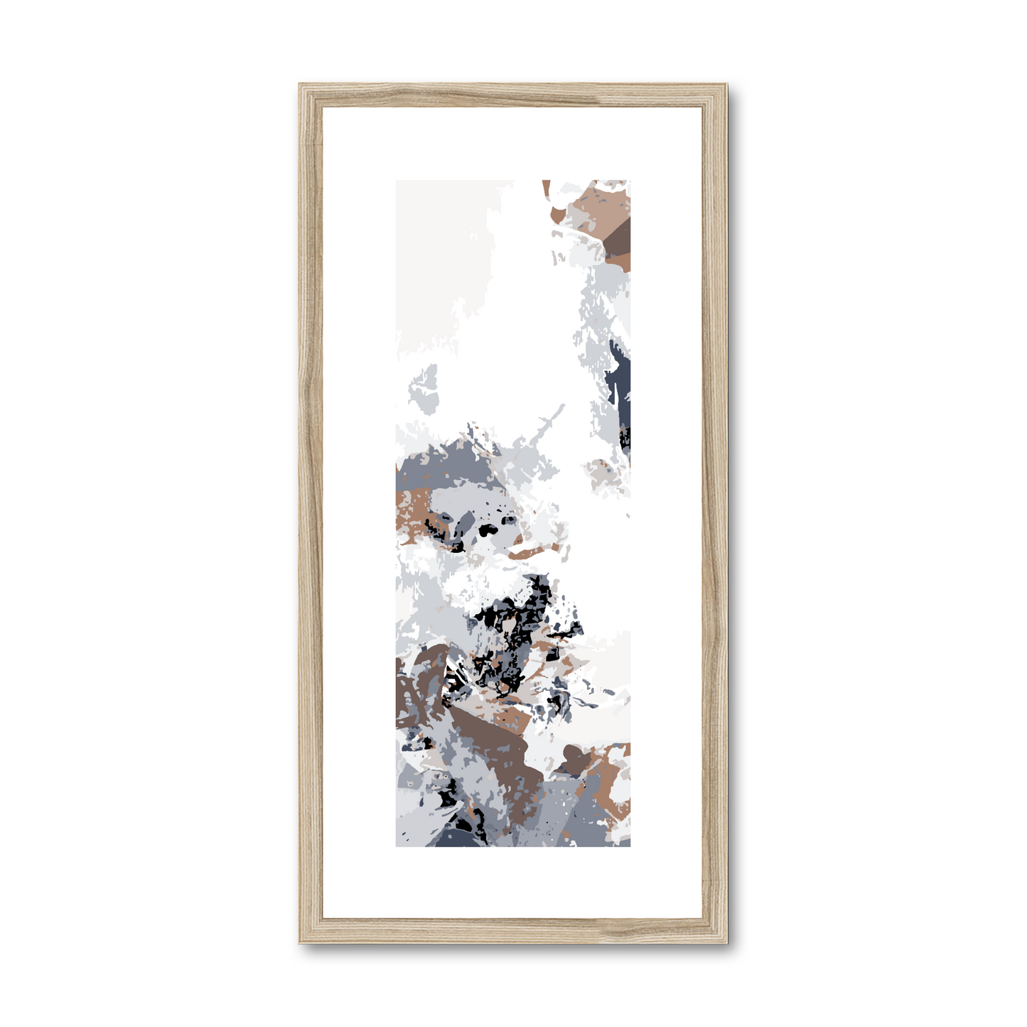 Framed Graphic Art Print, White Mat - 12x24 inches | FP-1220-7694