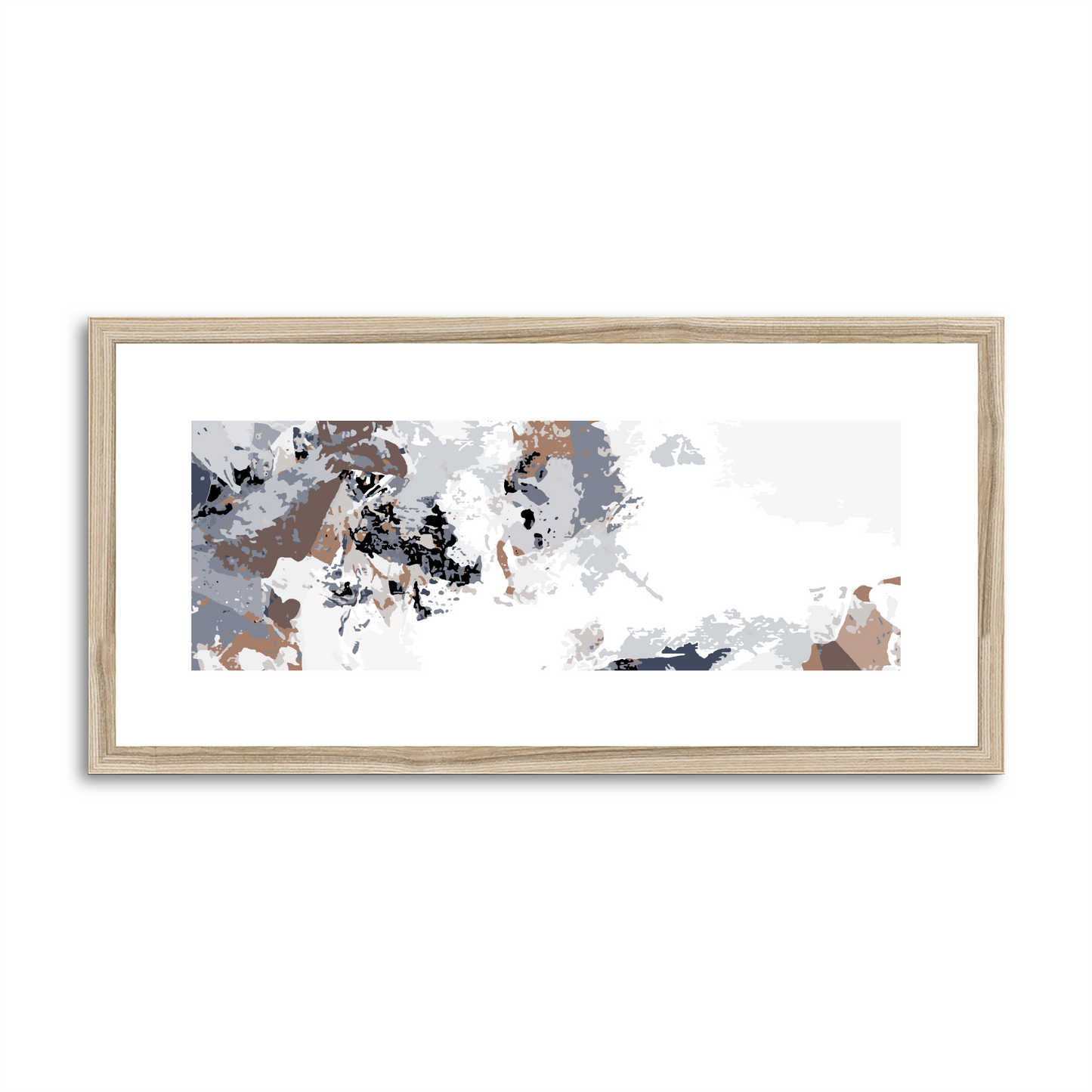 Framed Graphic Art Print, White Mat - 12x24 inches | FP-1220-7694