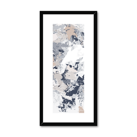 Framed Graphic Art Print, White Mat - 12x24 inches | FP-1220-7695