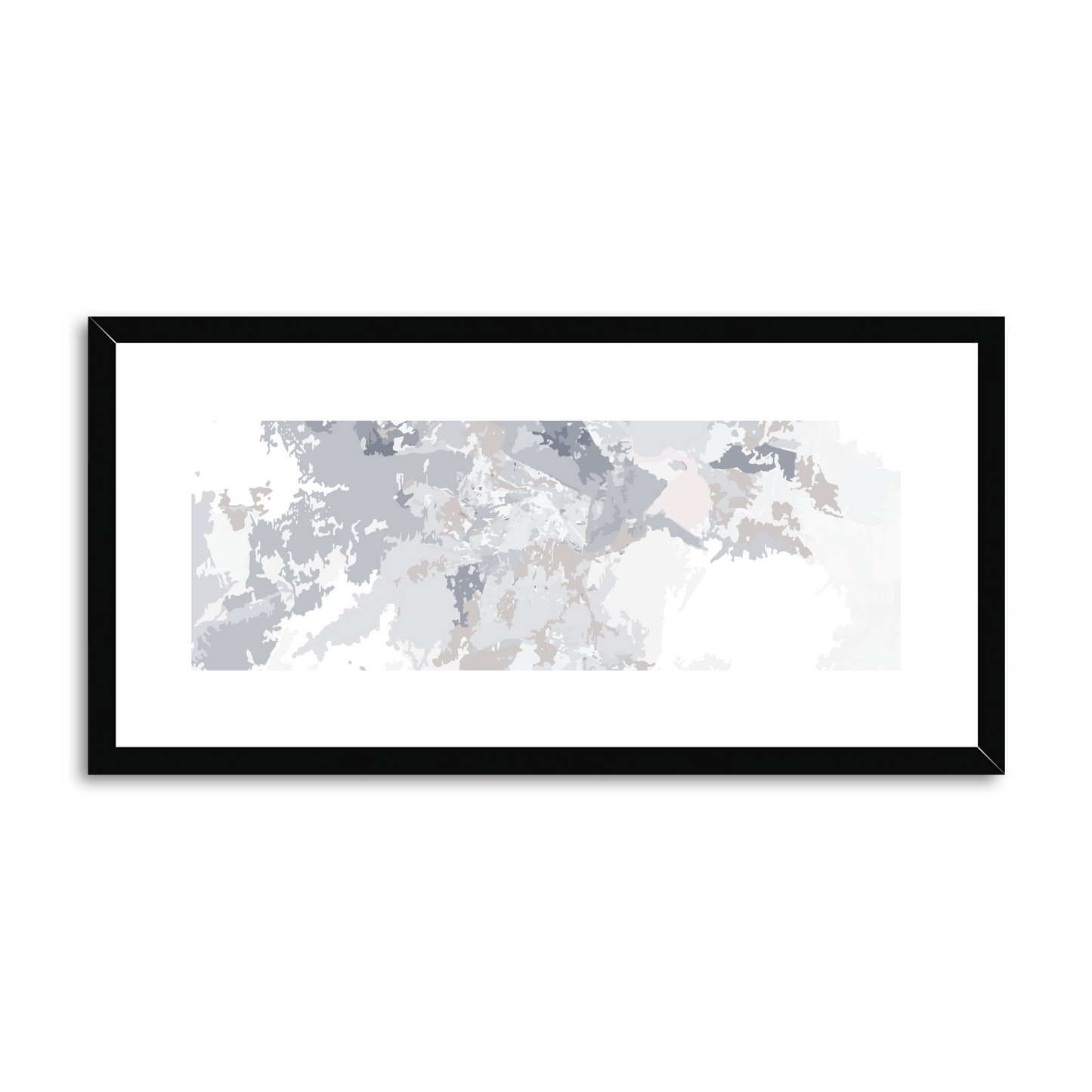 Framed Graphic Art Print, White Mat - 12x24 inches | FP-1220-7698