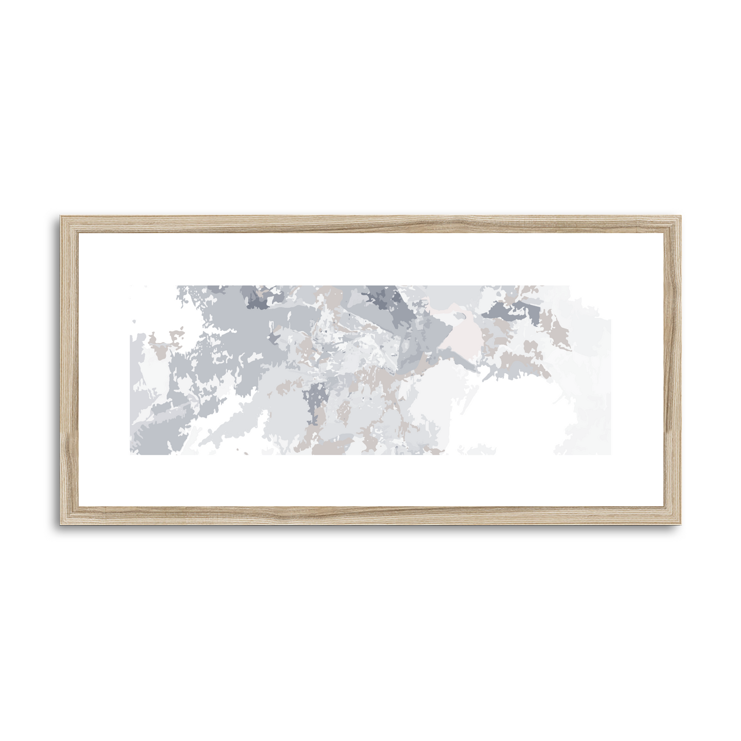 Framed Graphic Art Print, White Mat - 12x24 inches | FP-1220-7698