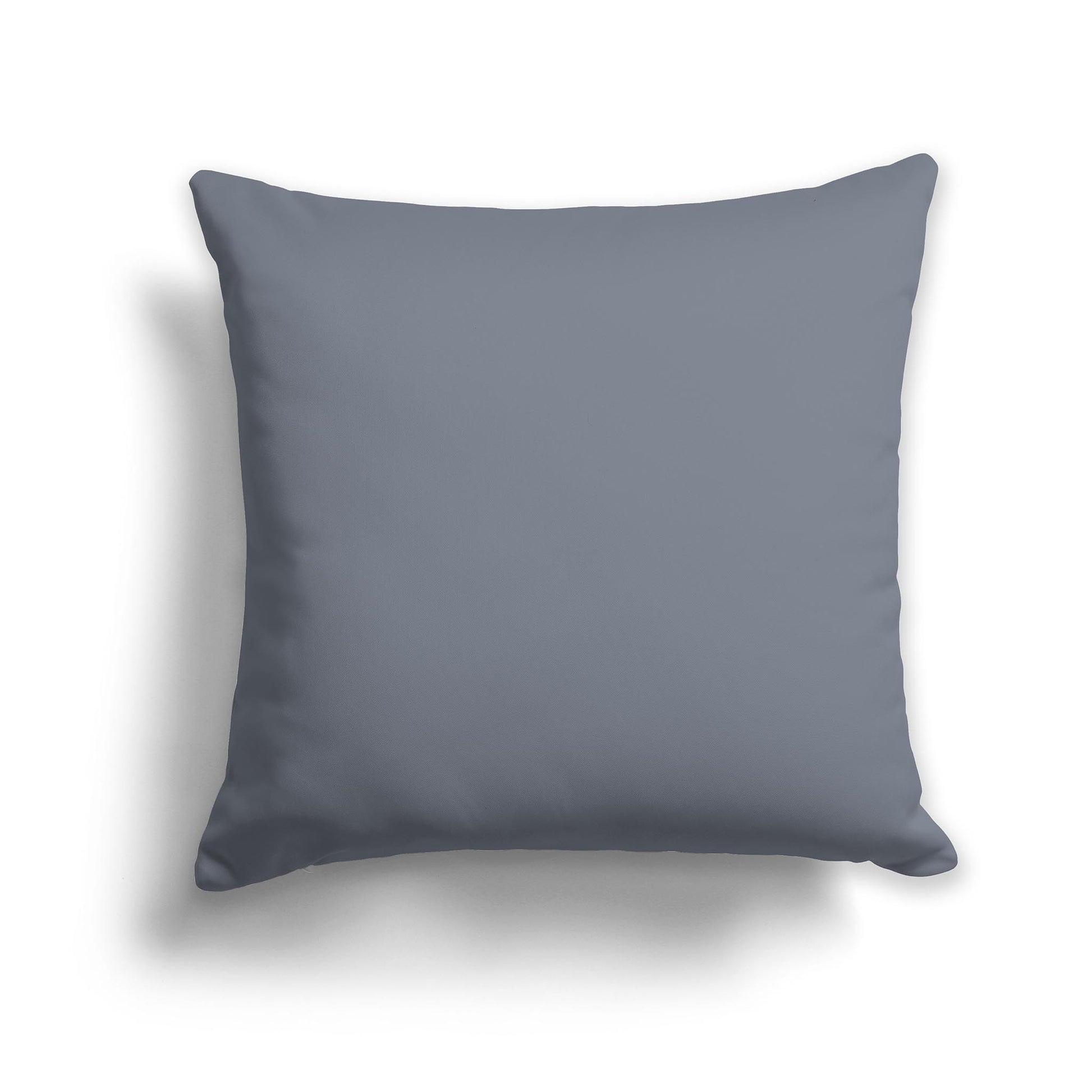 Square Throw Pillow in Solid Grey