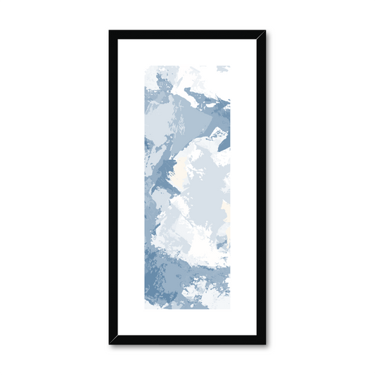 Framed Graphic Art Print, White Mat - 12x24 inches | FP-1230-7691